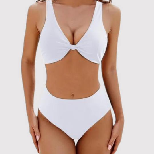 Heidi-Mode | Tiefe V-Neck Badeanzug für Frauen Livia