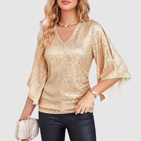 Heidi-Mode | Paillettentop für Frauen Susanne
