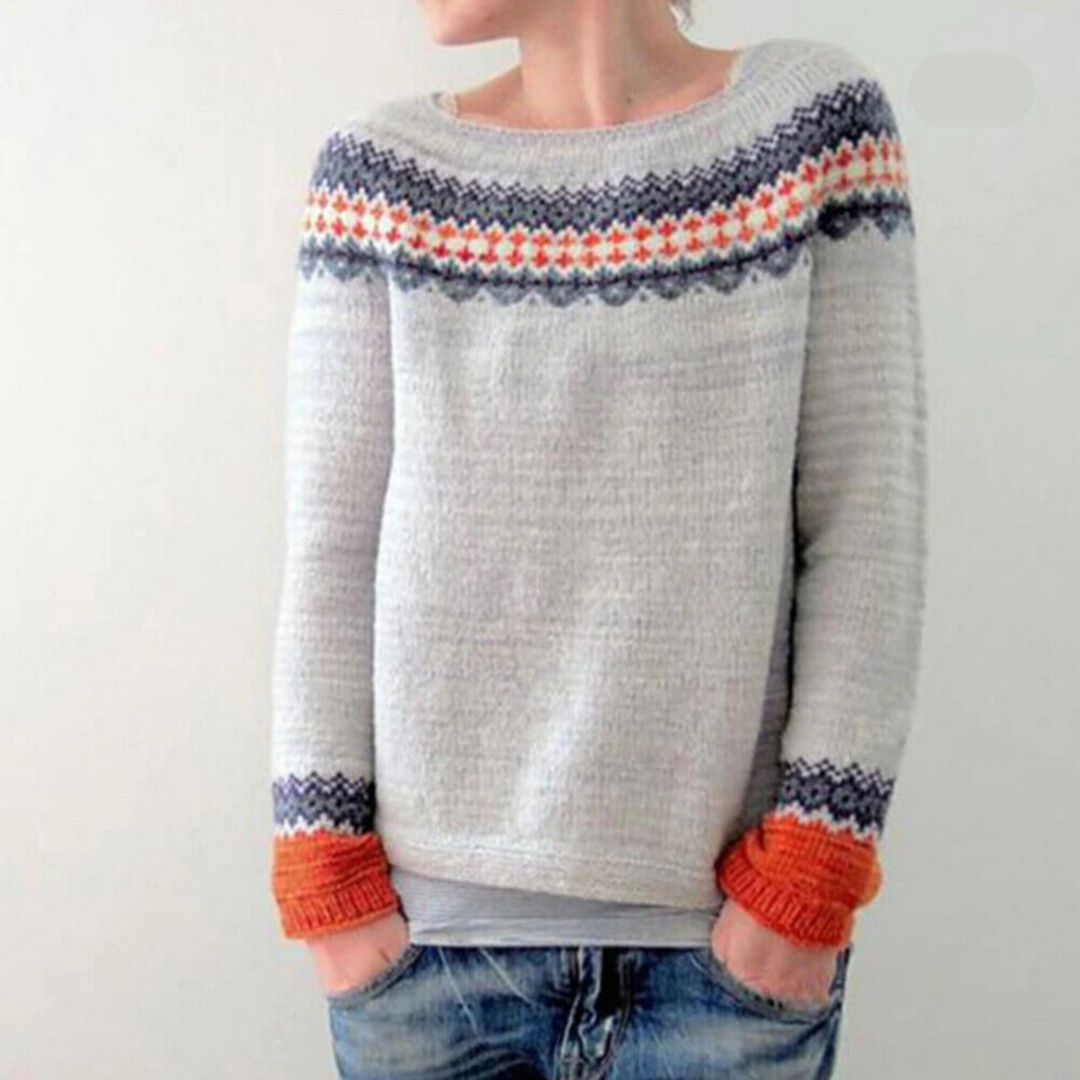 Pullover mit Ethnodruck