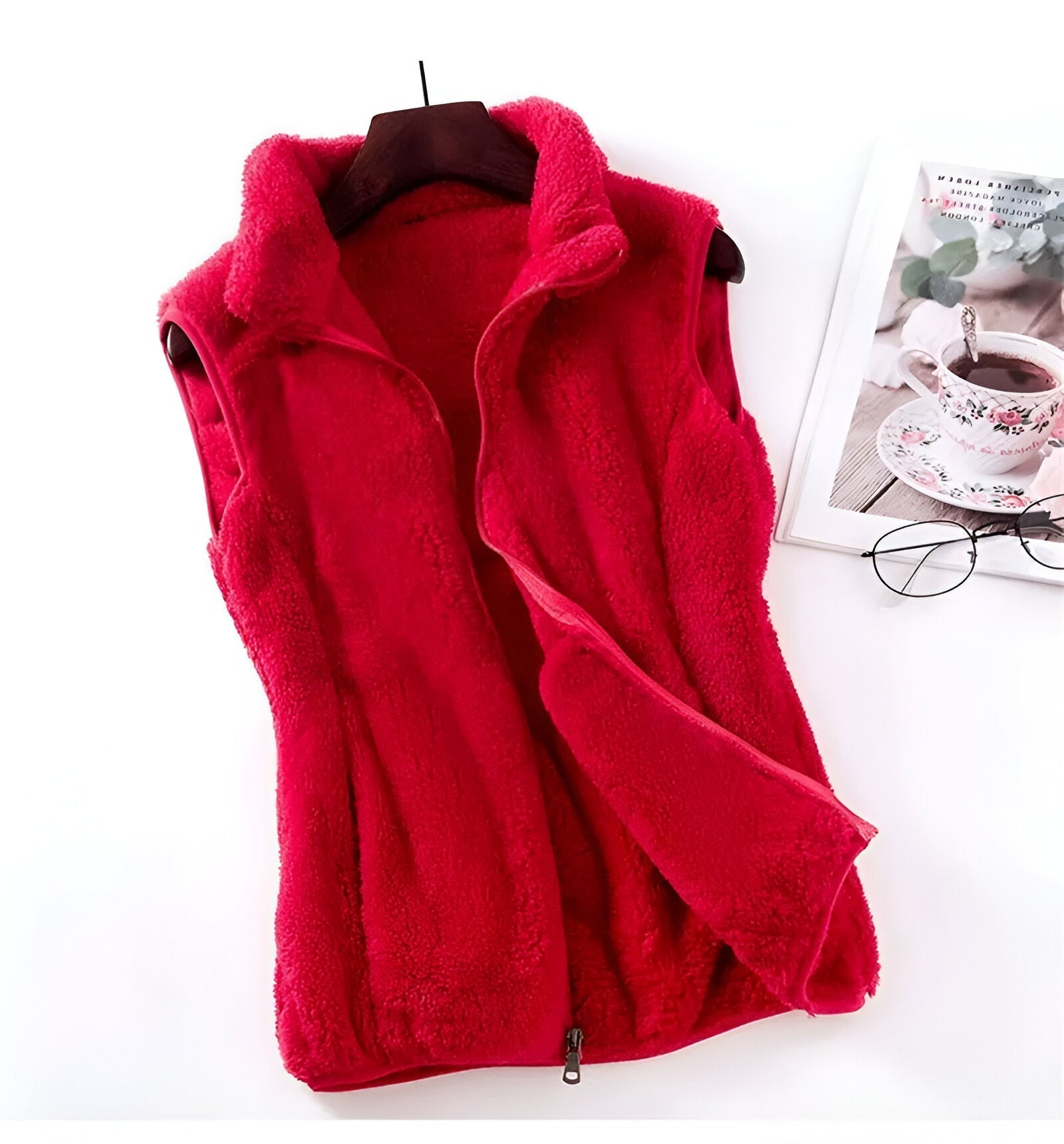 Heidi-Mode |  Polar Fleece-Winterweste für Frauen