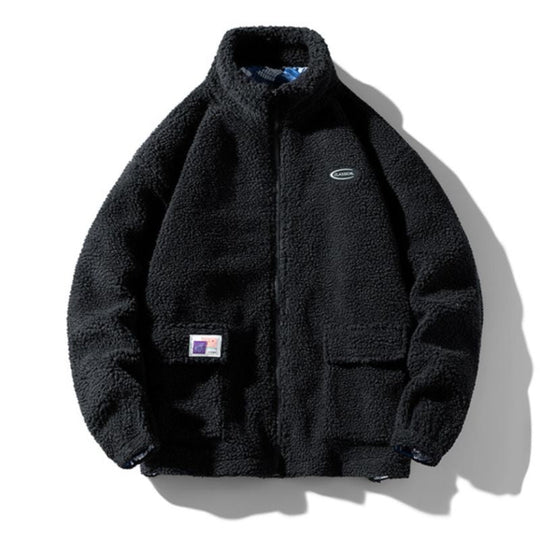 Heidi-Mode | Stilvolle Plüsch Bomberjacke