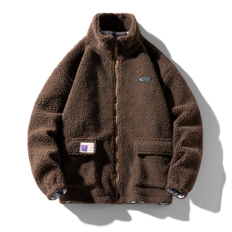 Heidi-Mode | Stilvolle Plüsch Bomberjacke