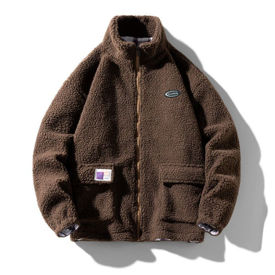 Heidi-Mode | Stilvolle Plüsch Bomberjacke