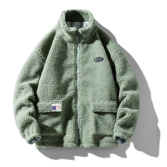 Heidi-Mode | Stilvolle Plüsch Bomberjacke
