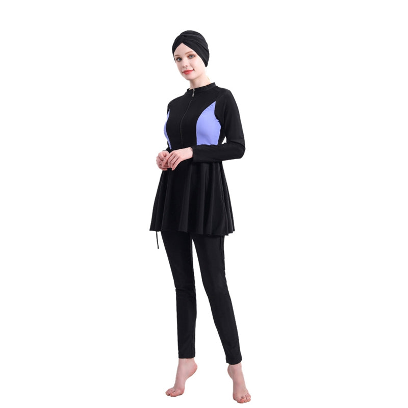 Heidi-Mode | Muslimische Frauen Badebekleidung 3-Teilig Set Burkinis Badeanzug