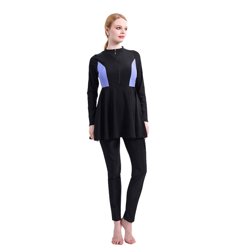 Heidi-Mode | Muslimische Frauen Badebekleidung 3-Teilig Set Burkinis Badeanzug
