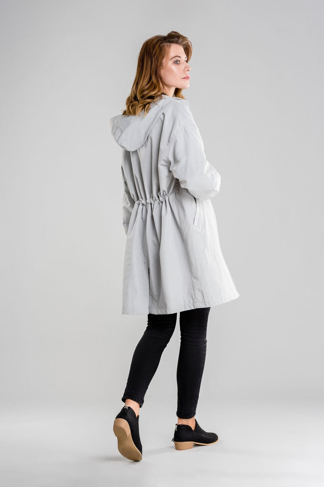 Heidi-Mode | Wasserfeste Damen Regenjacke mit Kapuze Warm & Winddicht Übergroße Passform