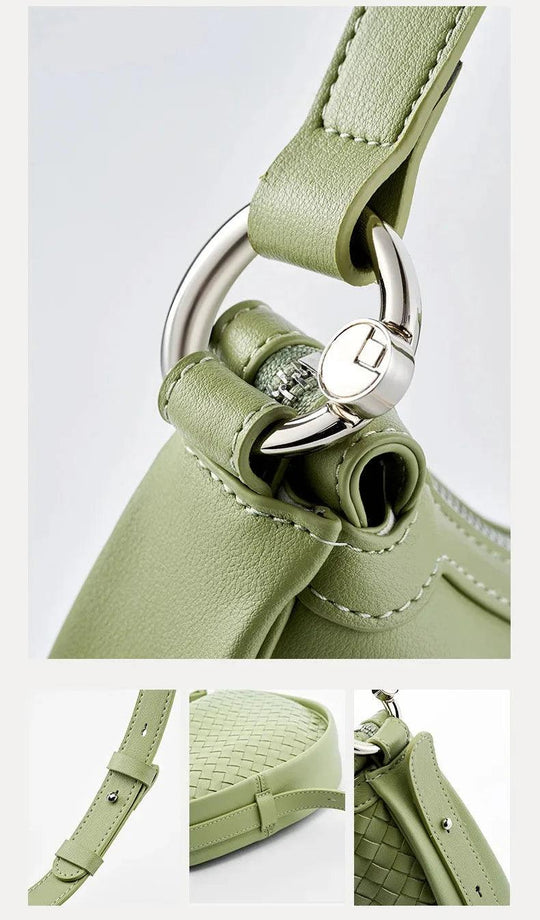 Heidi-Mode | Die Crossbody Leder Halbmond Tasche