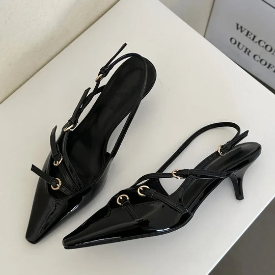 Heidi-Mode | Schnallenriemen Pumps