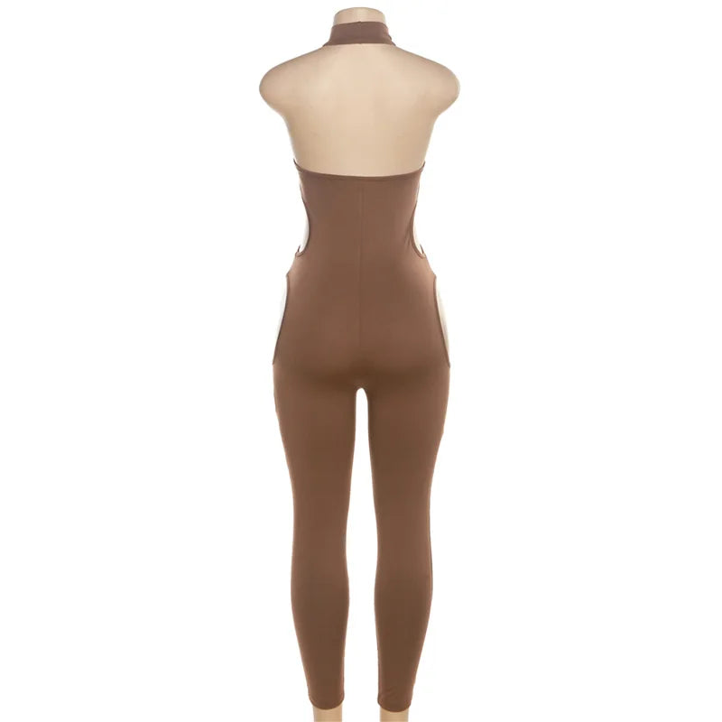 Heidi-Mode | Zwei Seitliche Hohle Schnitt Overalls