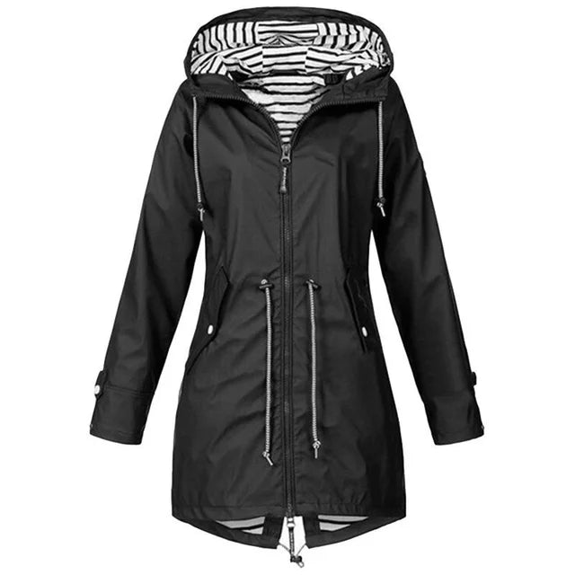 Heidi-Mode | Wasserdichter Parka mit Kapuze