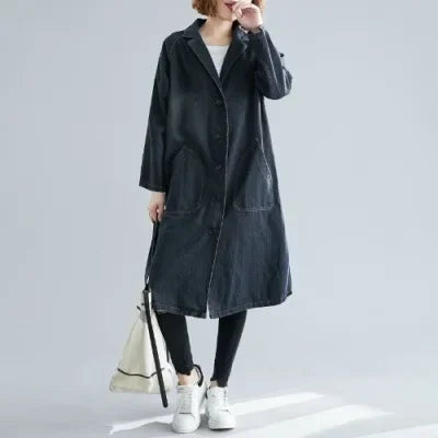 Heidi-Mode | Denim-Trenchcoat