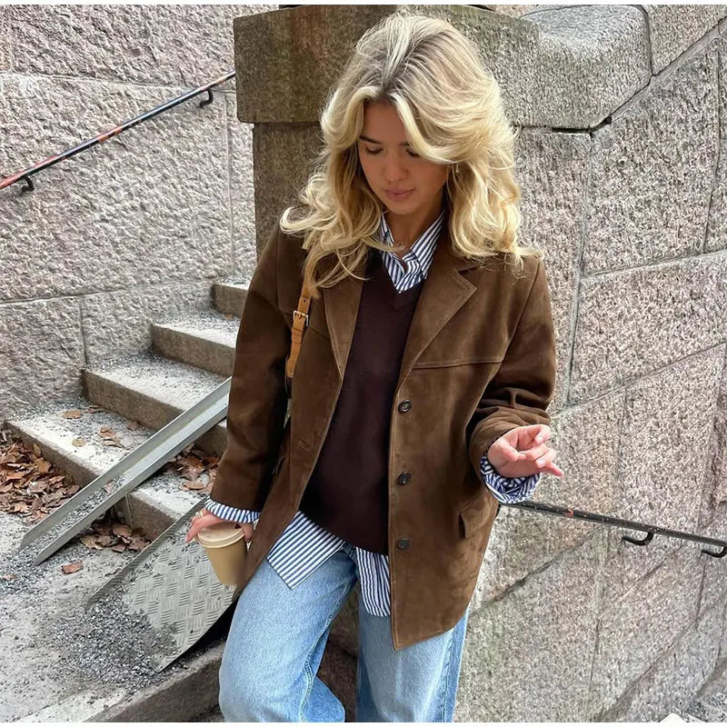 HeidiMode - Elegante Wildlederjacke