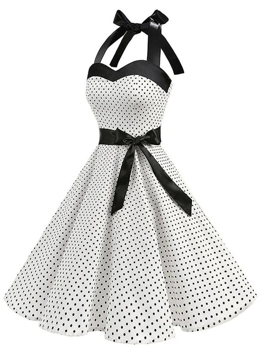 Retro Charme Polka Dot Zomerjurk