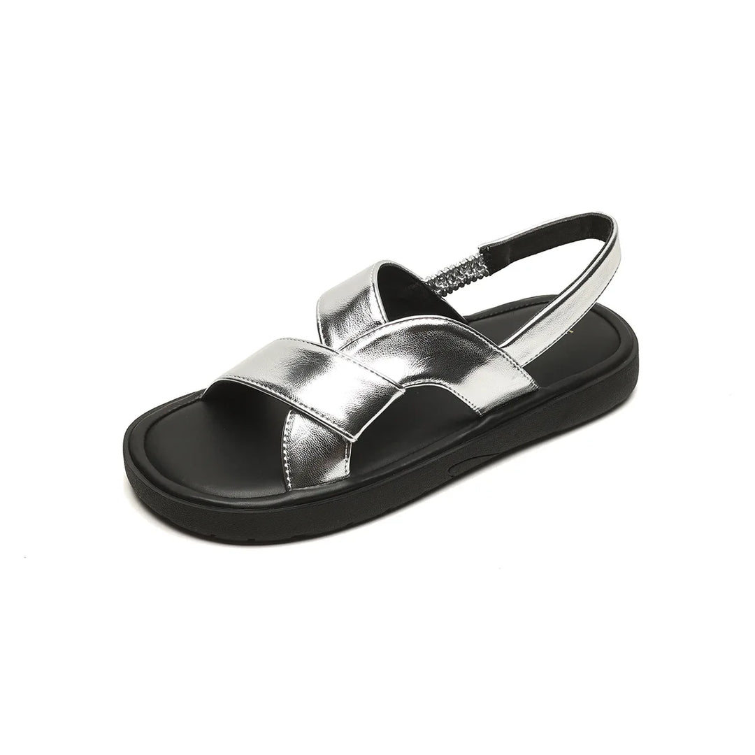 Heidi-Mode | Sommer Frauen'S Outdoor Flachsandalen Koreanischer Stil Einfache Mode Flache Schuhe Damen Freizeit Schuhe Größe