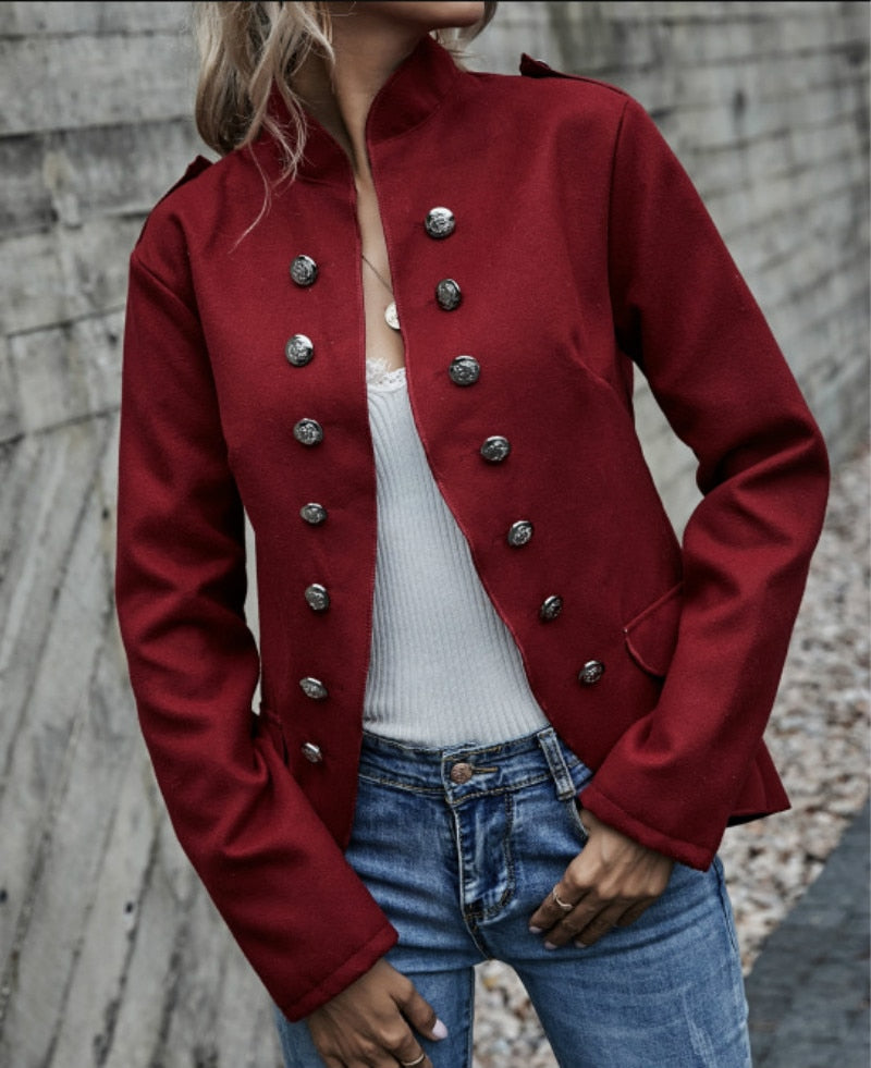 Heidi-Mode | Blazer Mit Modernen Knöpfen Für Einen Schlanken, Trendigen Look