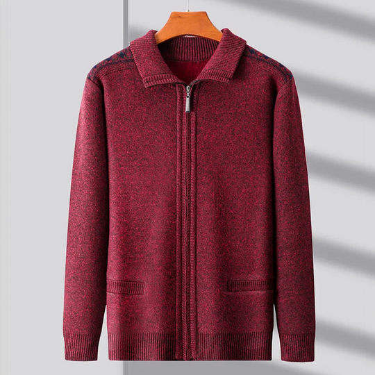 Heidi-Mode - Bequeme und Stylische Winter Fleece-Polo Pullover für Männer