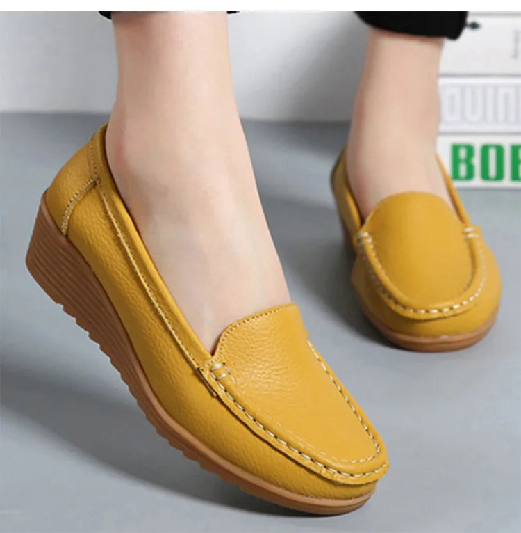 Heidi-Mode | Damen Leder Slipper