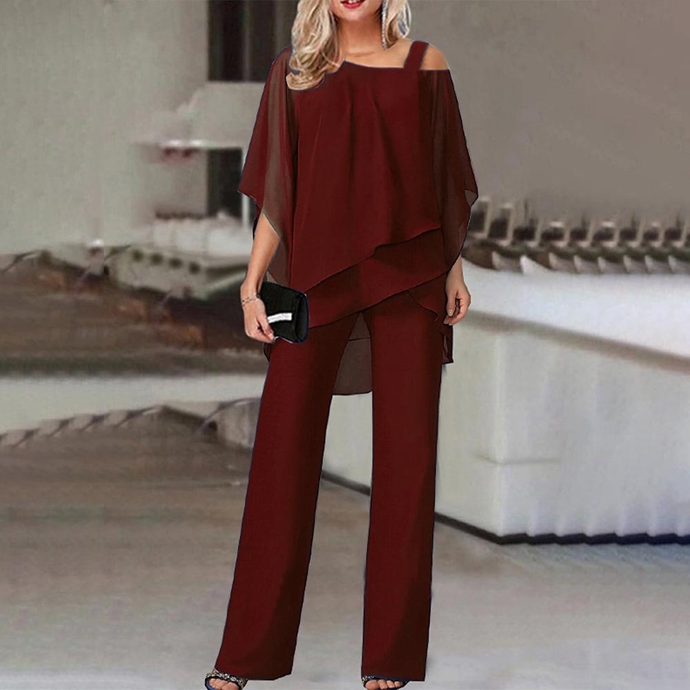 Heidi-Mode | Stilvolles Off-Shoulder Top und Hosen-Set