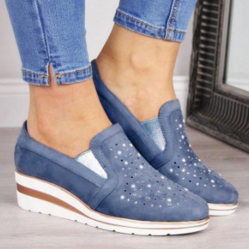 Heidi-Mode | Bequeme Schuhe mit Absätzen und Weichem Fußbett