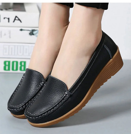 Heidi-Mode | Damen Leder Slipper