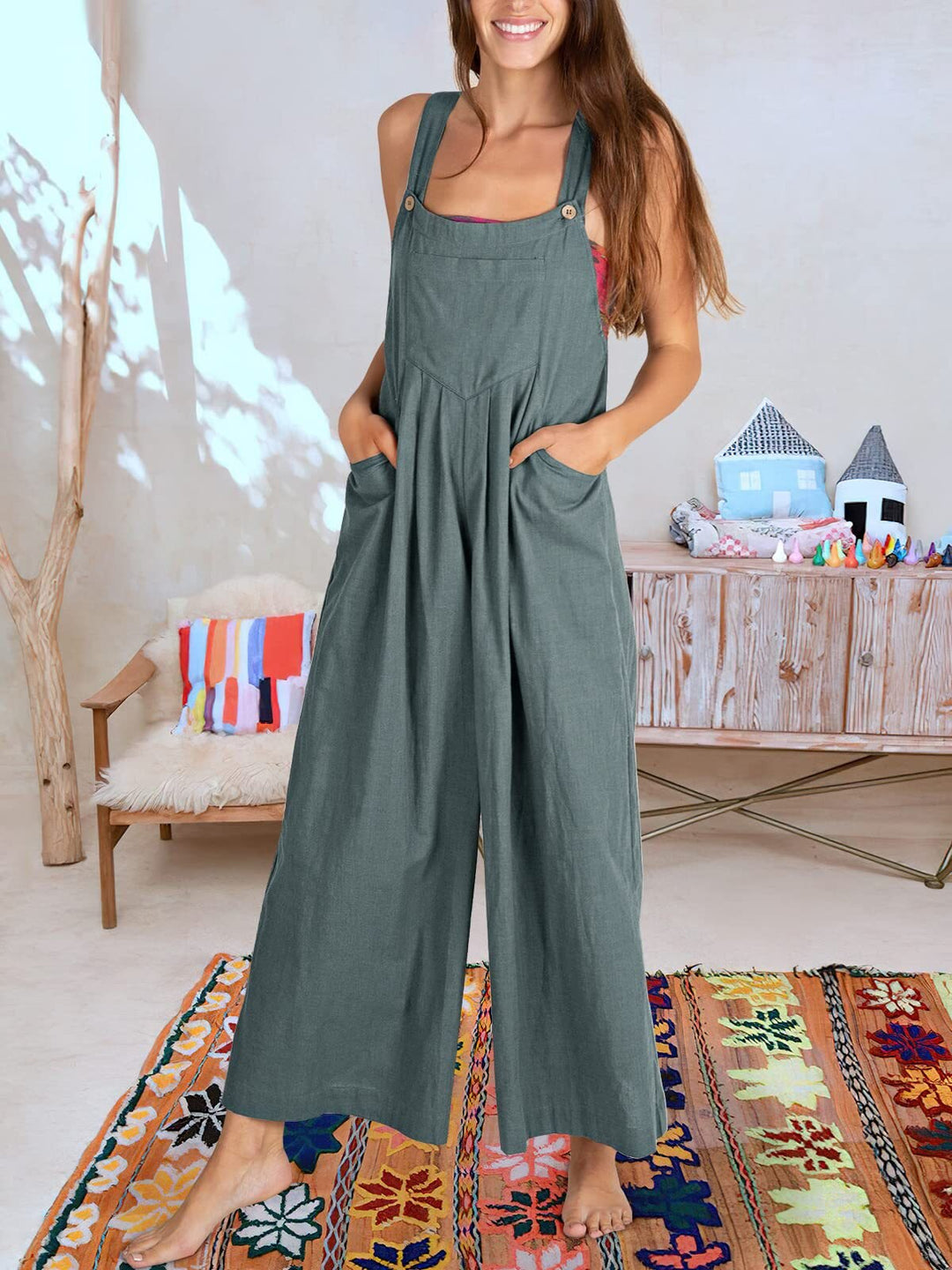 Heidi - Ärmelloser Jumpsuit für Frauen