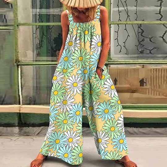 Boho Print Jumpsuit