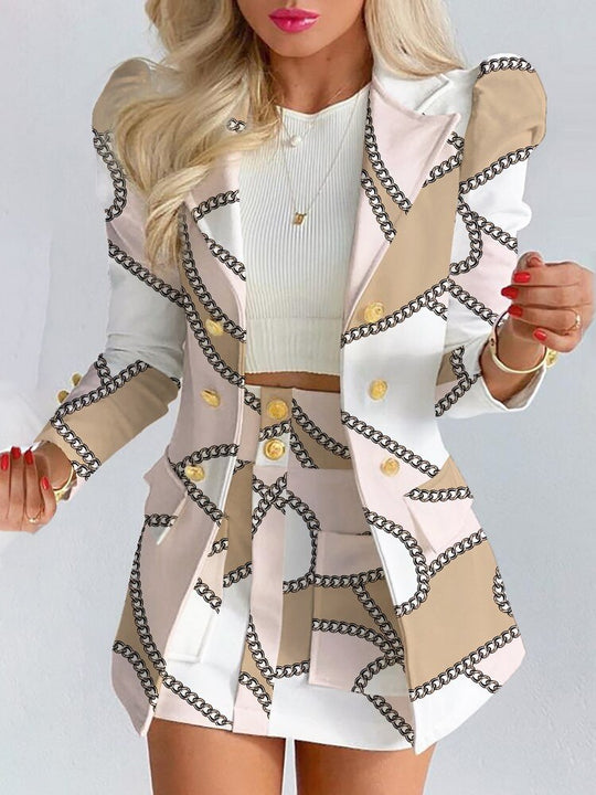 Heidi-Mode | 2-teilige Set Blazer + Rock