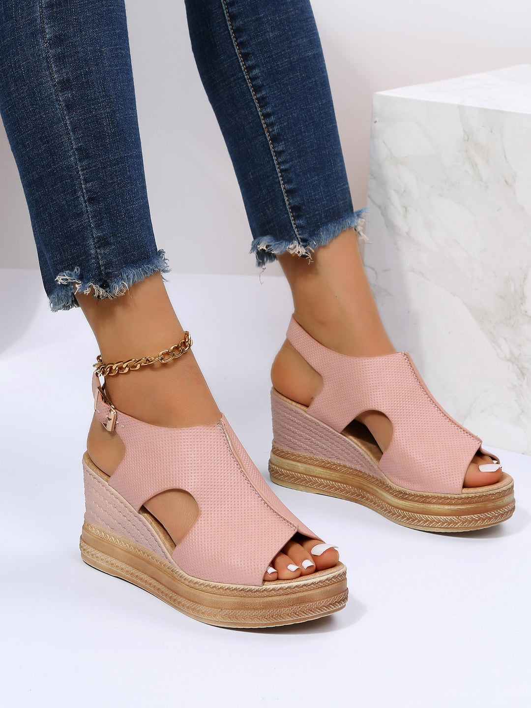 Heidi-Mode | Casual Kilklackar Sandalen