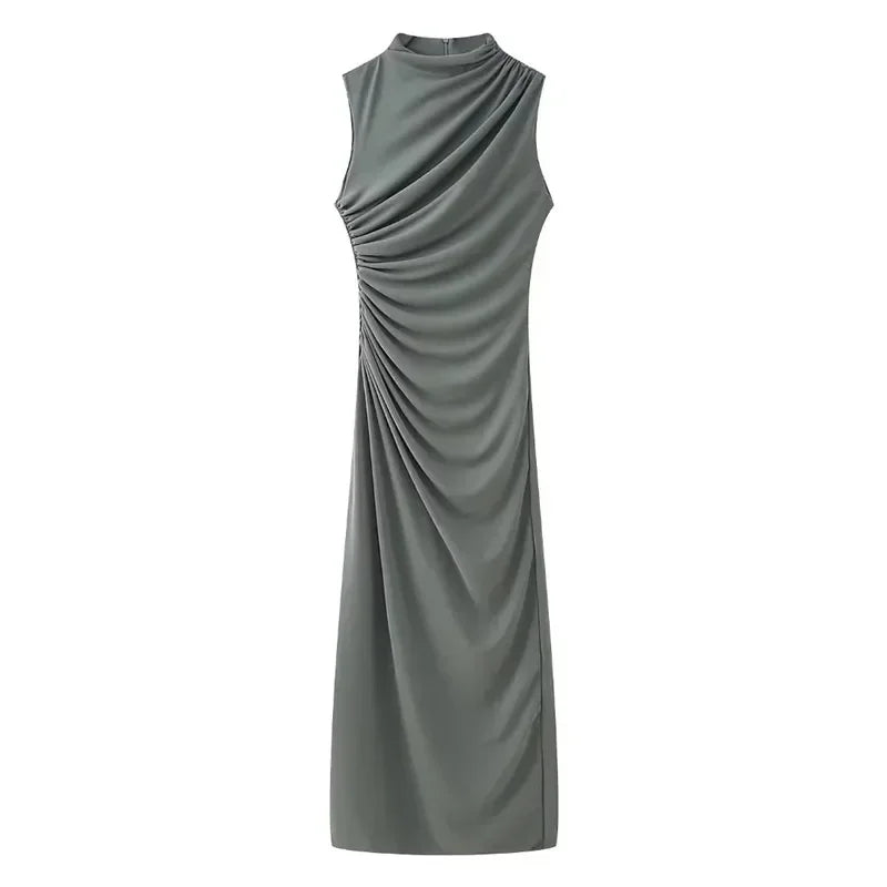 Elegantes figurbetontes Midikleid