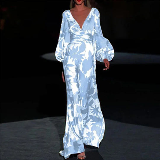 Heidi-Mode | Robe Modisch mit V-Ausschnitt