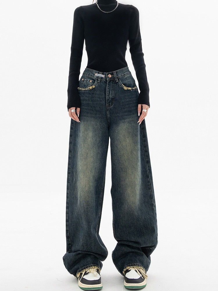 Heidi-Mode - Damen Vintage Baggy Jeans