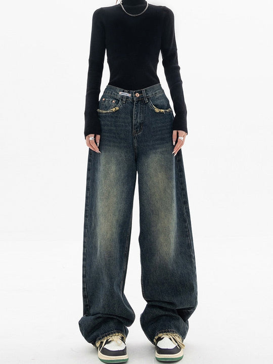 Heidi-Mode - Damen Vintage Baggy Jeans