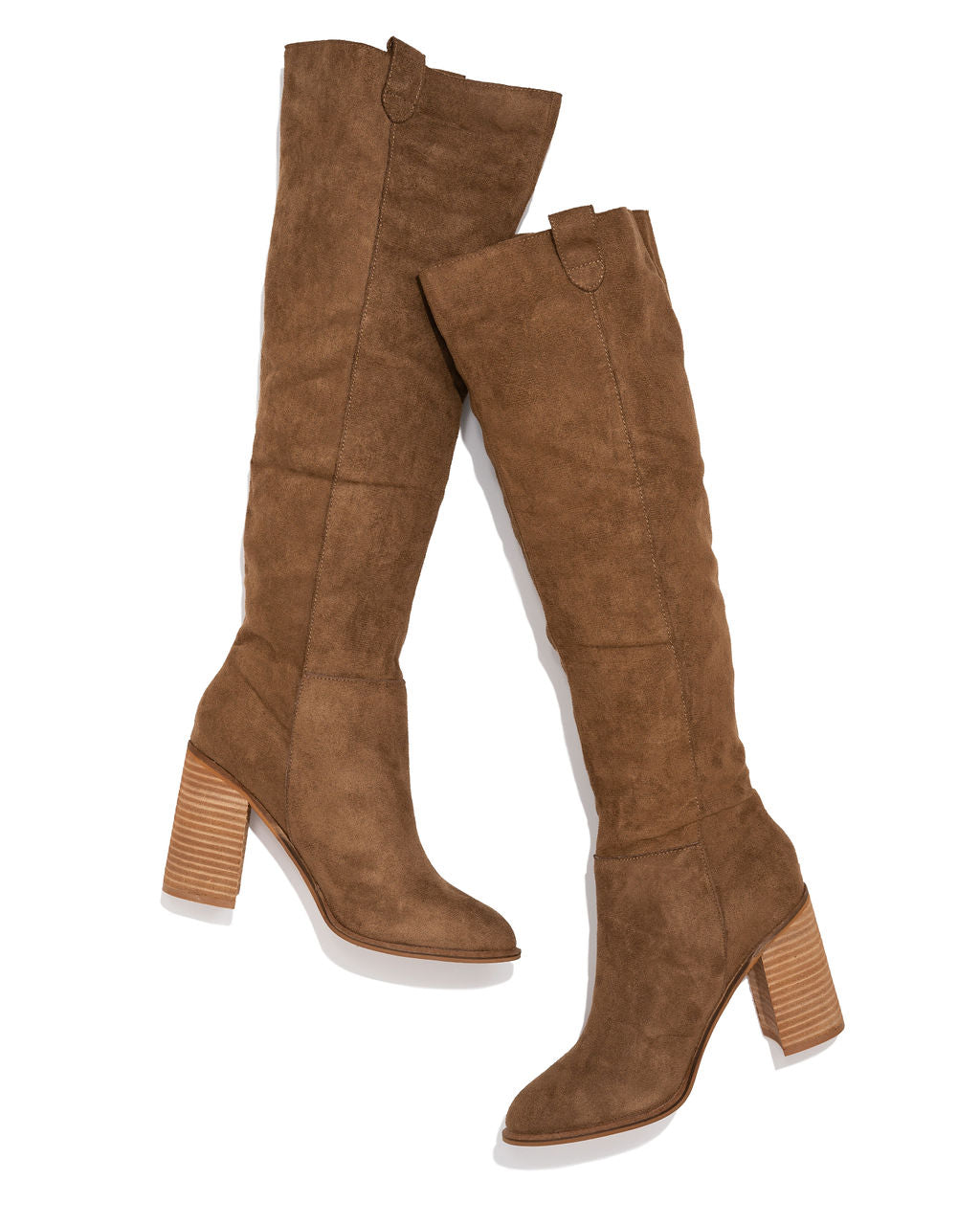 Slouch Stiefel mit Heiligenschein