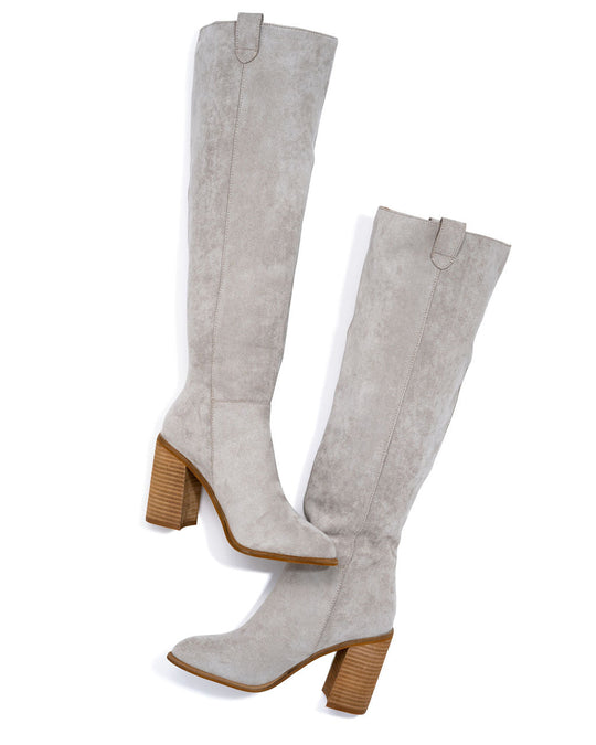 Slouch Stiefel mit Heiligenschein