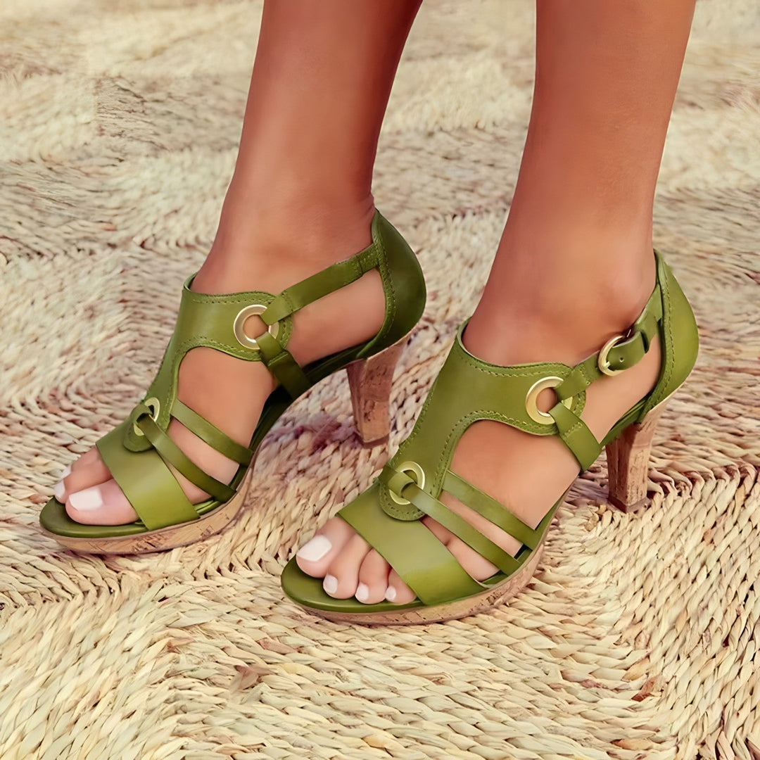 Heidi-Mode | Leder Sandalen Pauline