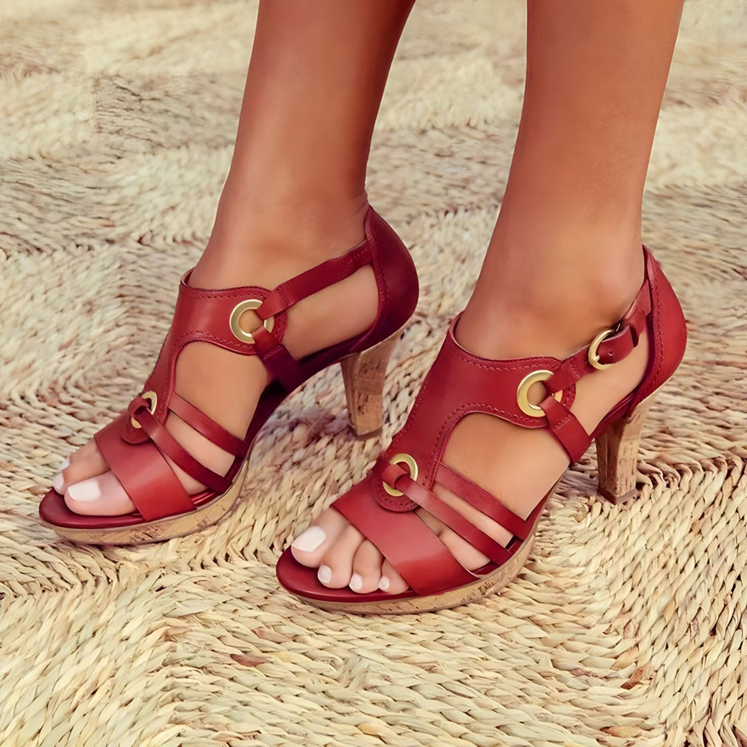 Heidi-Mode | Leder Sandalen Pauline