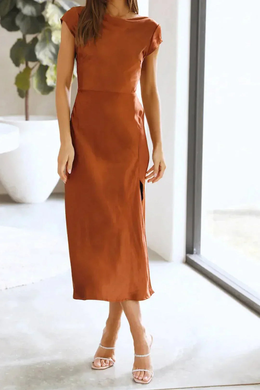 Elegante Seidenkleid