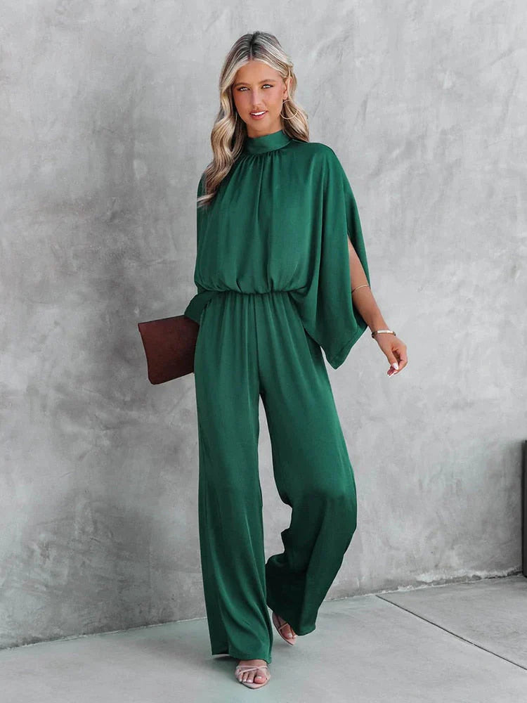 Heidi-Mode - Elegantes grünes Jumpsuit