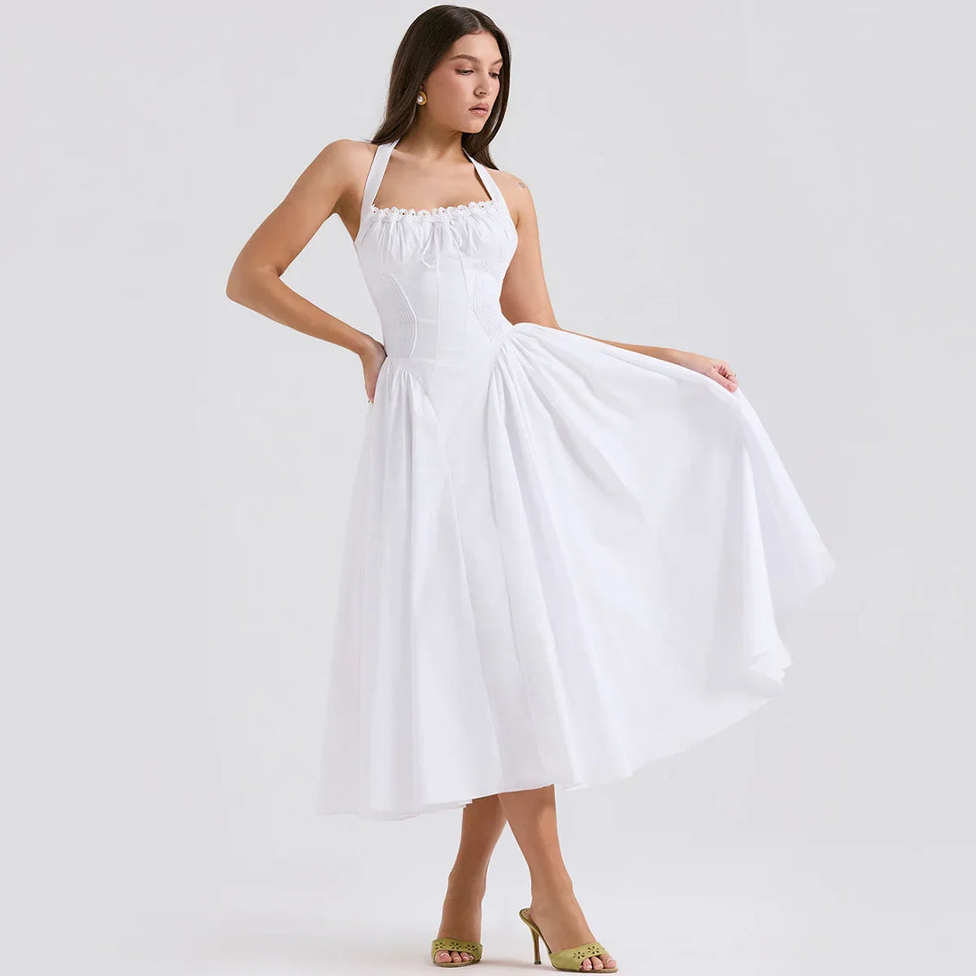 Heidi-Mode | Halter Urlaub Midi Kleider
