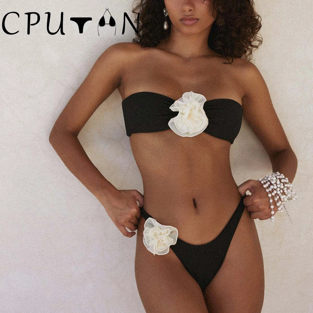 Heidi-Mode | Sexy Push-Up-Bikini-Set Hohe Taille Badeanzug Vintage Frauen Bademode Sommer Strandbekleidung Brasilianischer Biquini Bademode