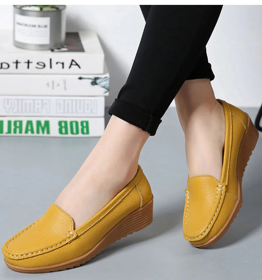 Heidi-Mode | Damen Leder Slipper