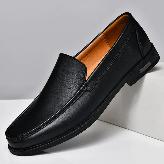 – Luxus-Leder-Loafer