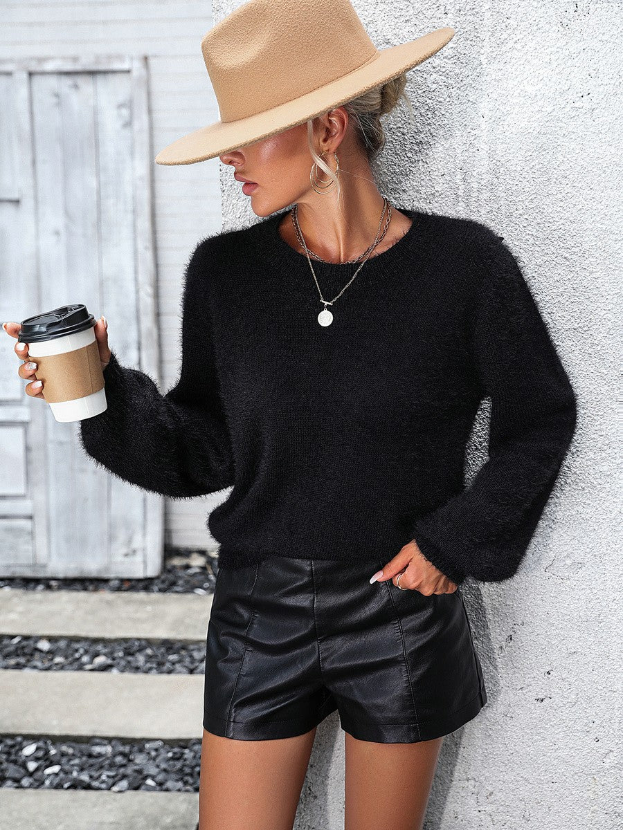 Heidi-Mode | Trendy Flauschiger Pullover