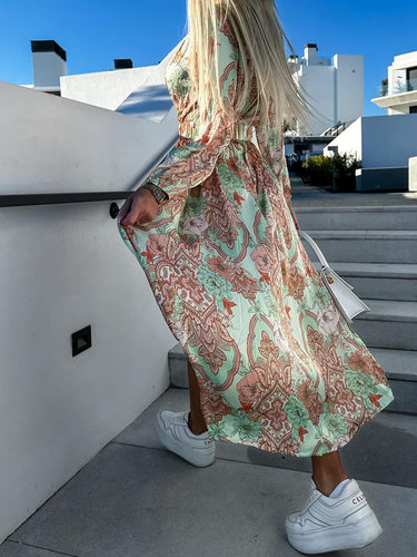 Elegante boho maxi jurk