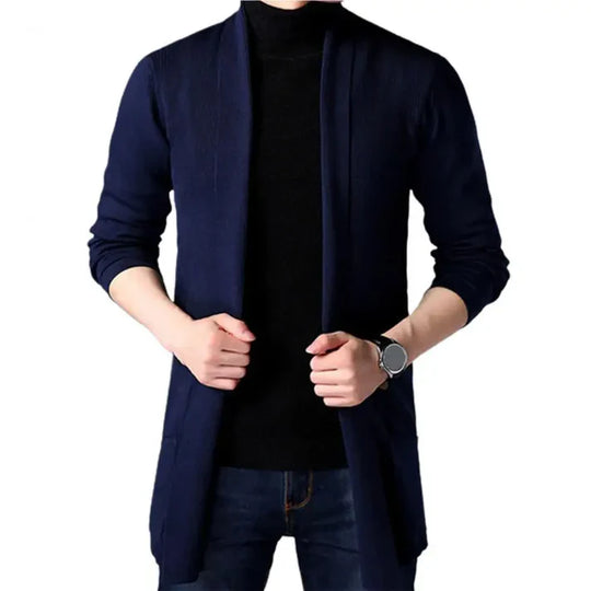 Heidi-Mode | Herren lässiger langer Cardigan