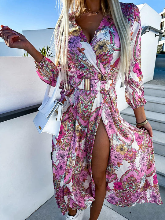 Elegante boho maxi jurk