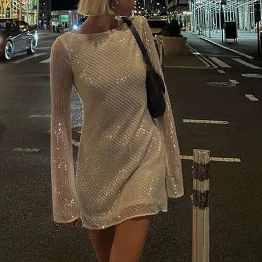 Heidi-Mode | Glitzer Mini Kleid