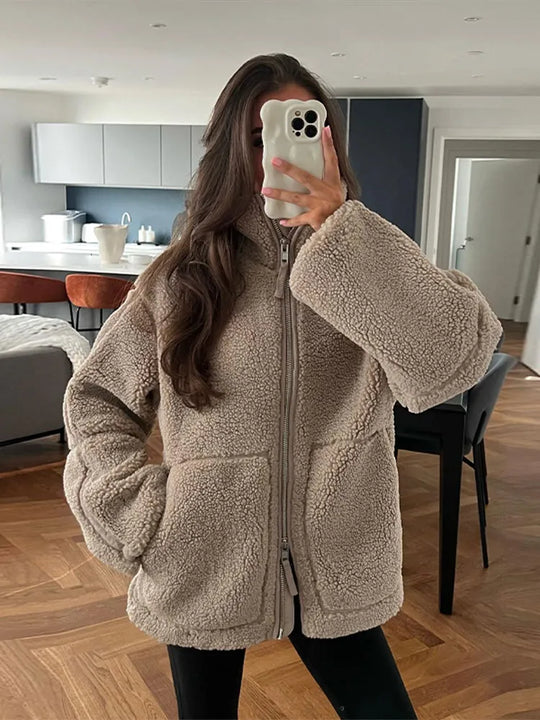 Heidi-Mode | Warme Teddy Jas