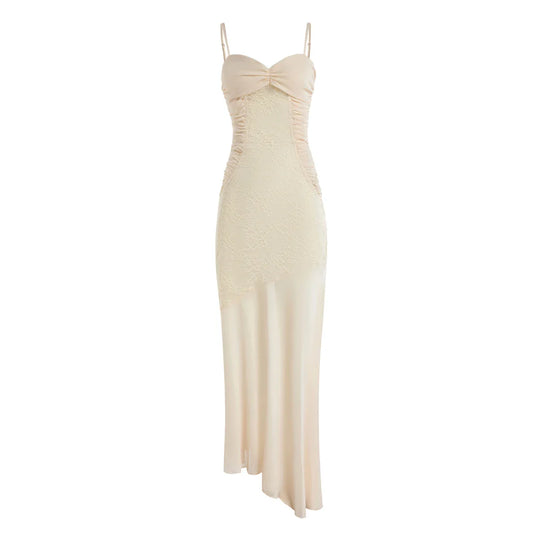 Heidi-Mode | Sommer Elegant Maxi Kleid Neue Ankünfte Spaghetti Träger Hochzeit Gast Kleid Lang Bodycon Festkleider Frauen